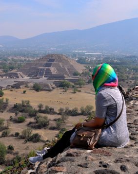 View from Pyramid of the Sun, Teotihuacan